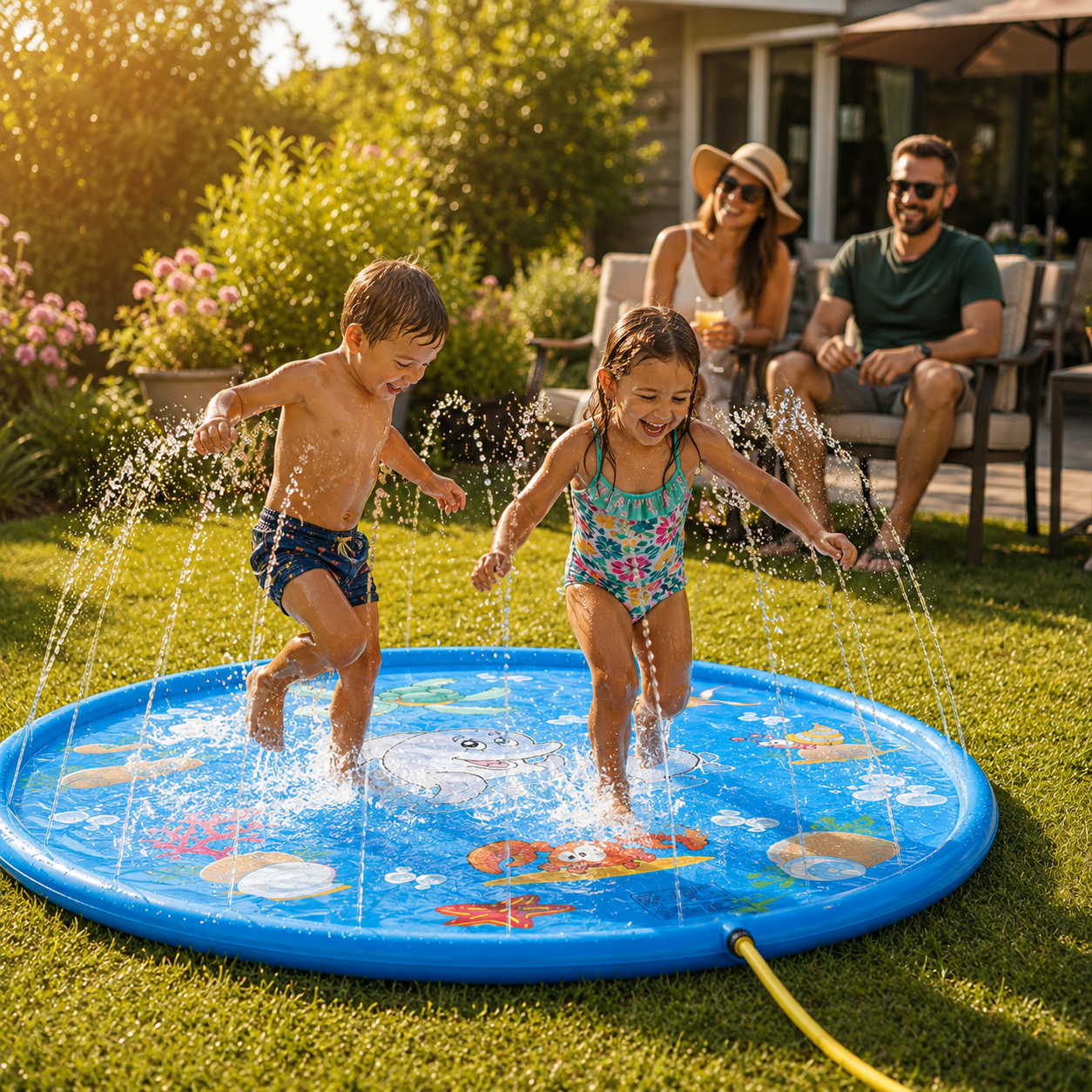 Happysplash - Kindheit passiert nicht vor Bildschirmen, sondern im Wasser und Lachen im Gesicht