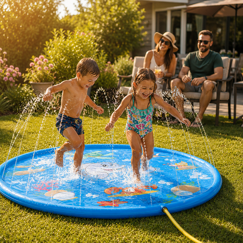 Happysplash - Kindheit passiert nicht vor Bildschirmen, sondern im Wasser und Lachen im Gesicht